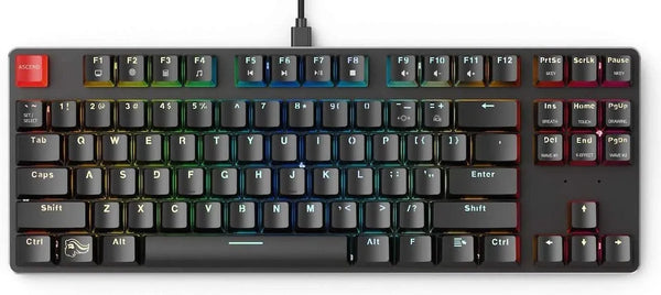 Glorious GMMK 85% Tenkeyless TKL Gaming Keyboard Black - Anigma